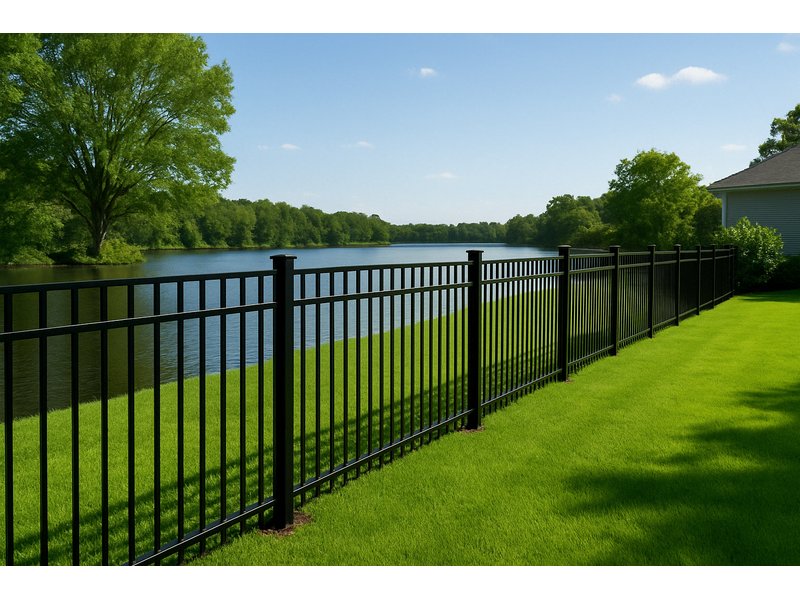 Premium Aluminum Fence Installation