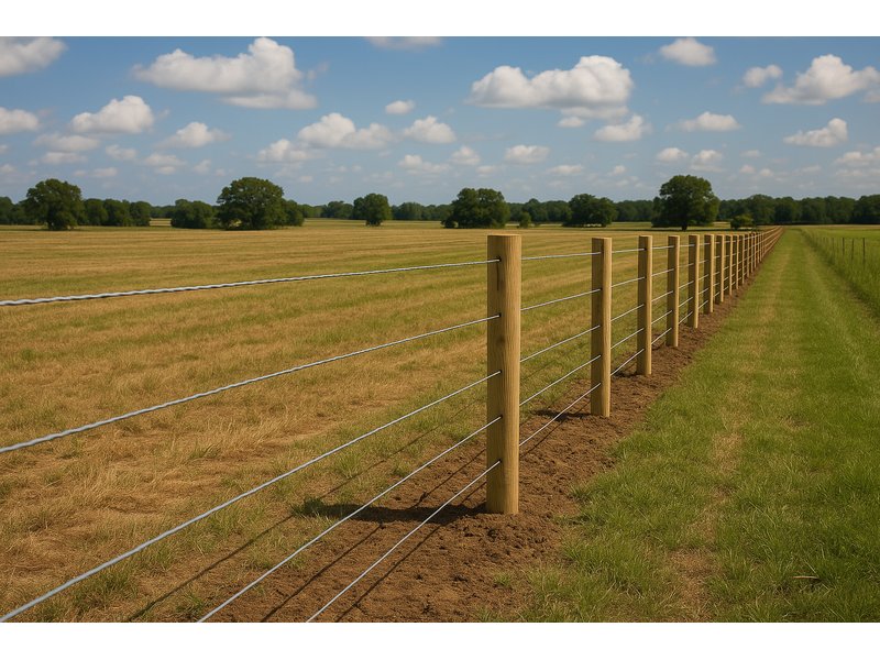 Iron Agricultural Fencing Installation