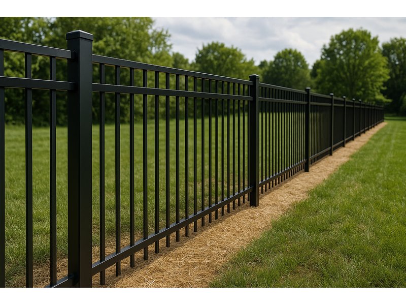 Black Aluminum Fence with Lifetime Warranty