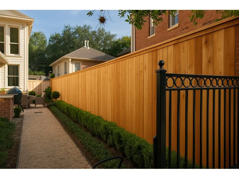 Residential Wood Fence Installation in Birmingham